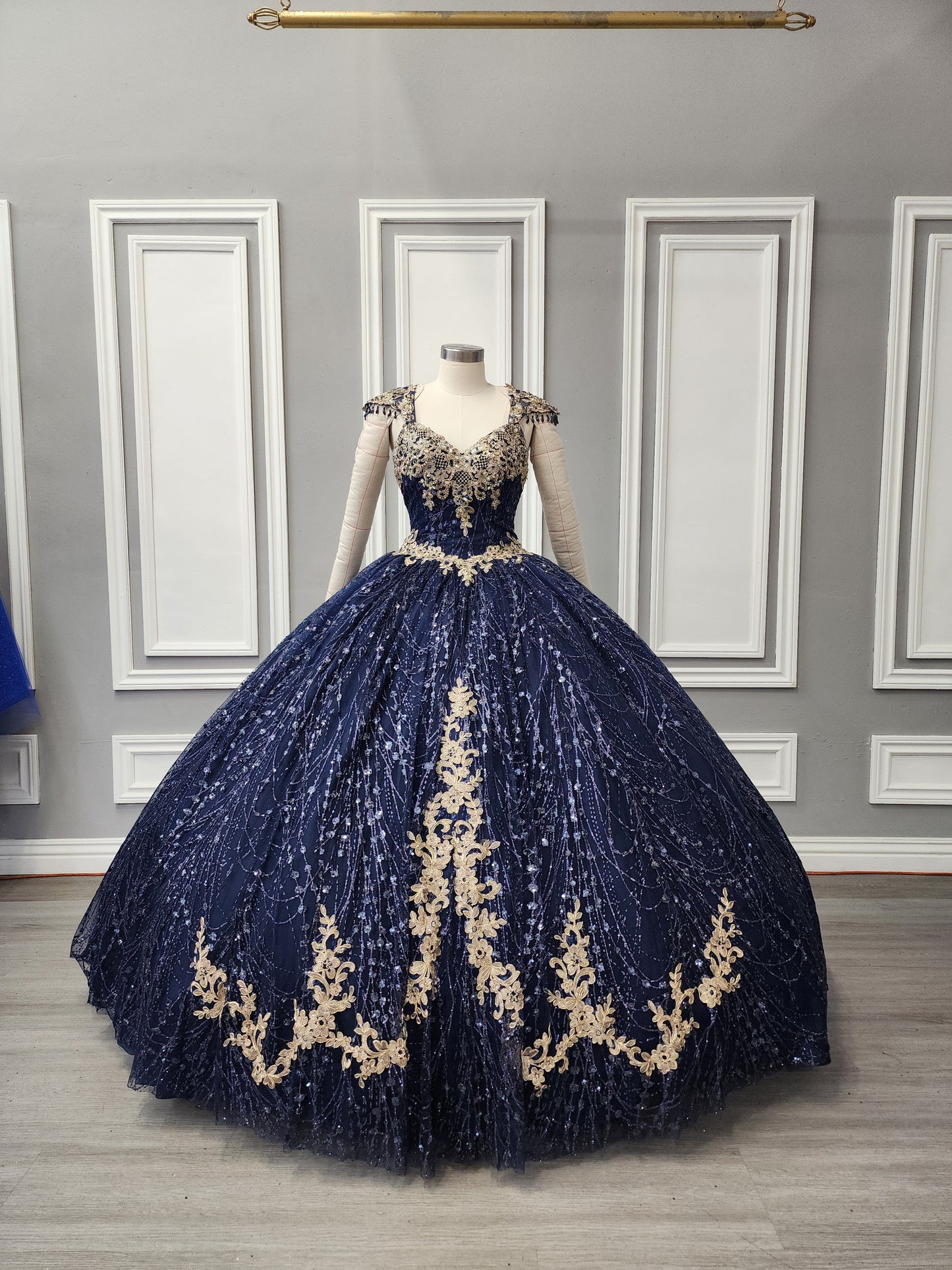 73309X Quinceañera Dress | Crystal Sweetheart Ball Gown