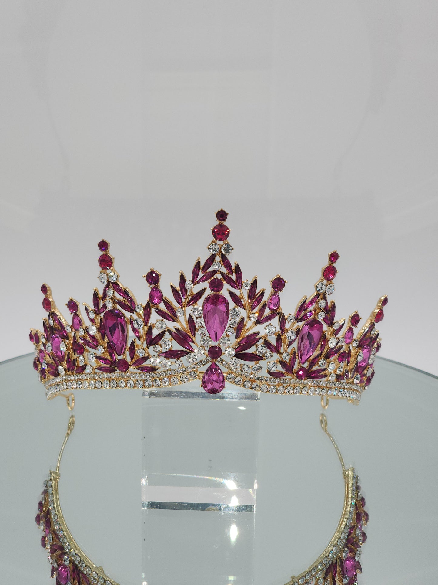 H1401 rinestone quinceañera tiara