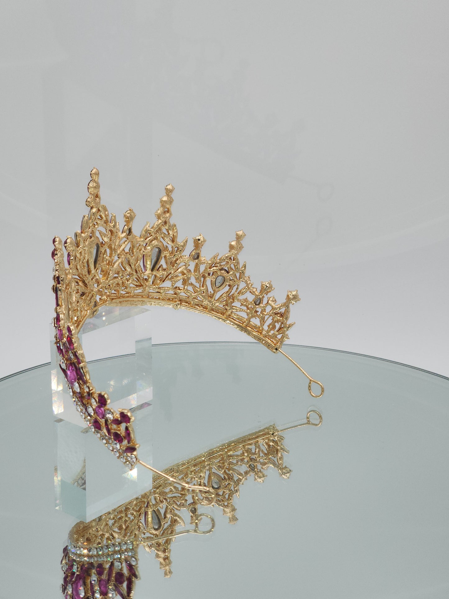 H1401 rinestone quinceañera tiara