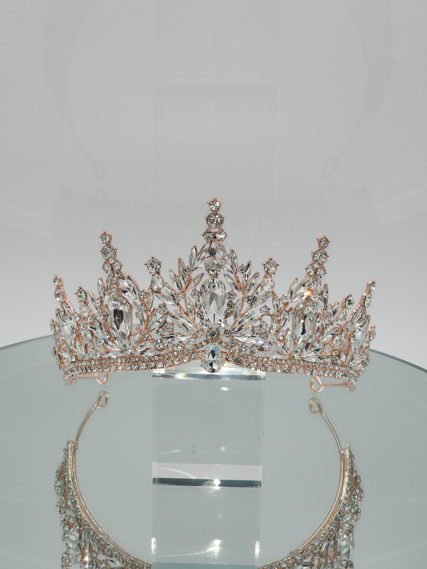 H1401 rinestone quinceañera tiara