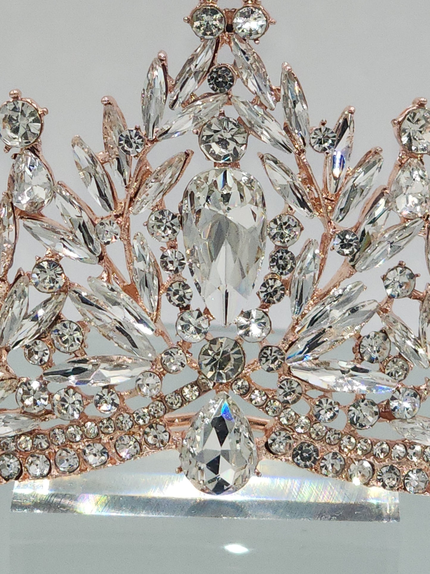 H1401 rinestone quinceañera tiara