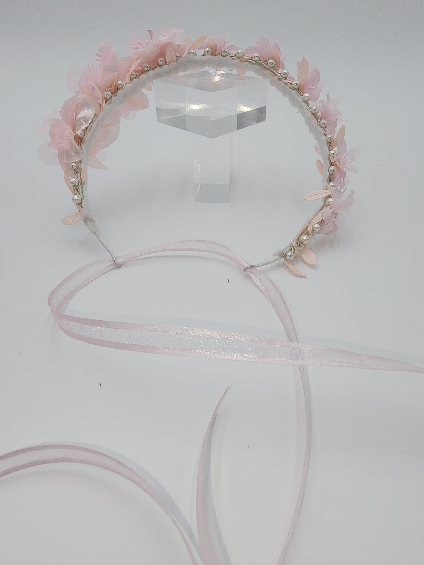 Side floral artificial headbands