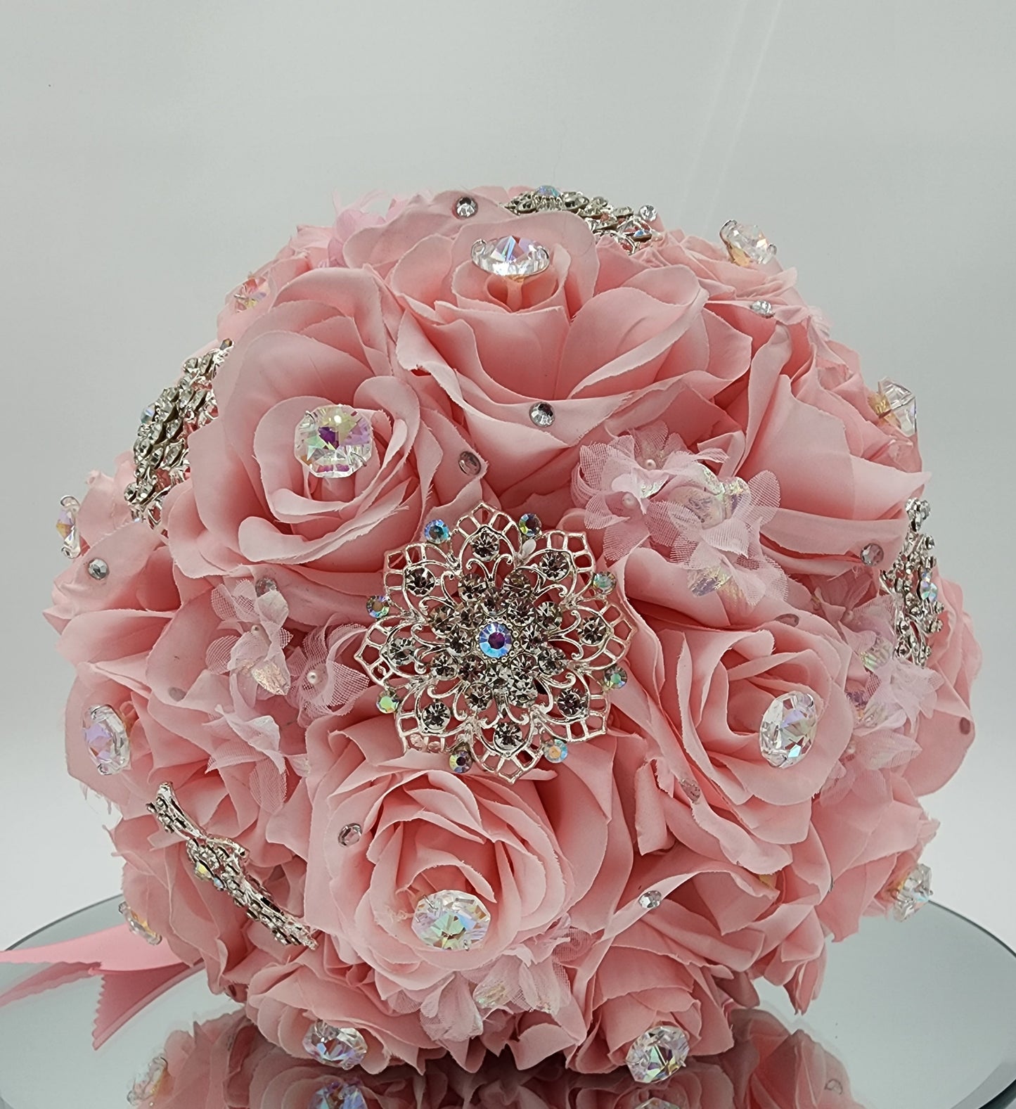 MB04 BLUSH/SILVER BOUQUET