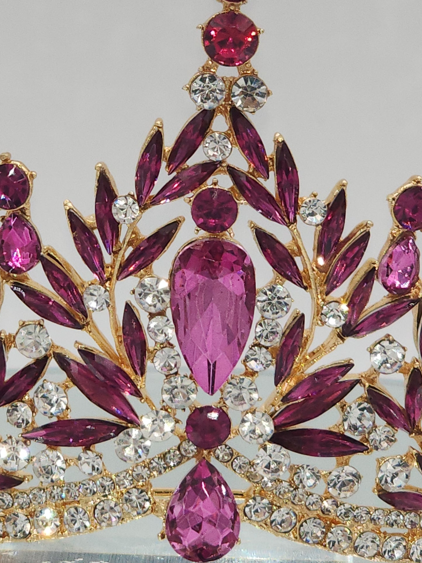 H1401 rinestone quinceañera tiara
