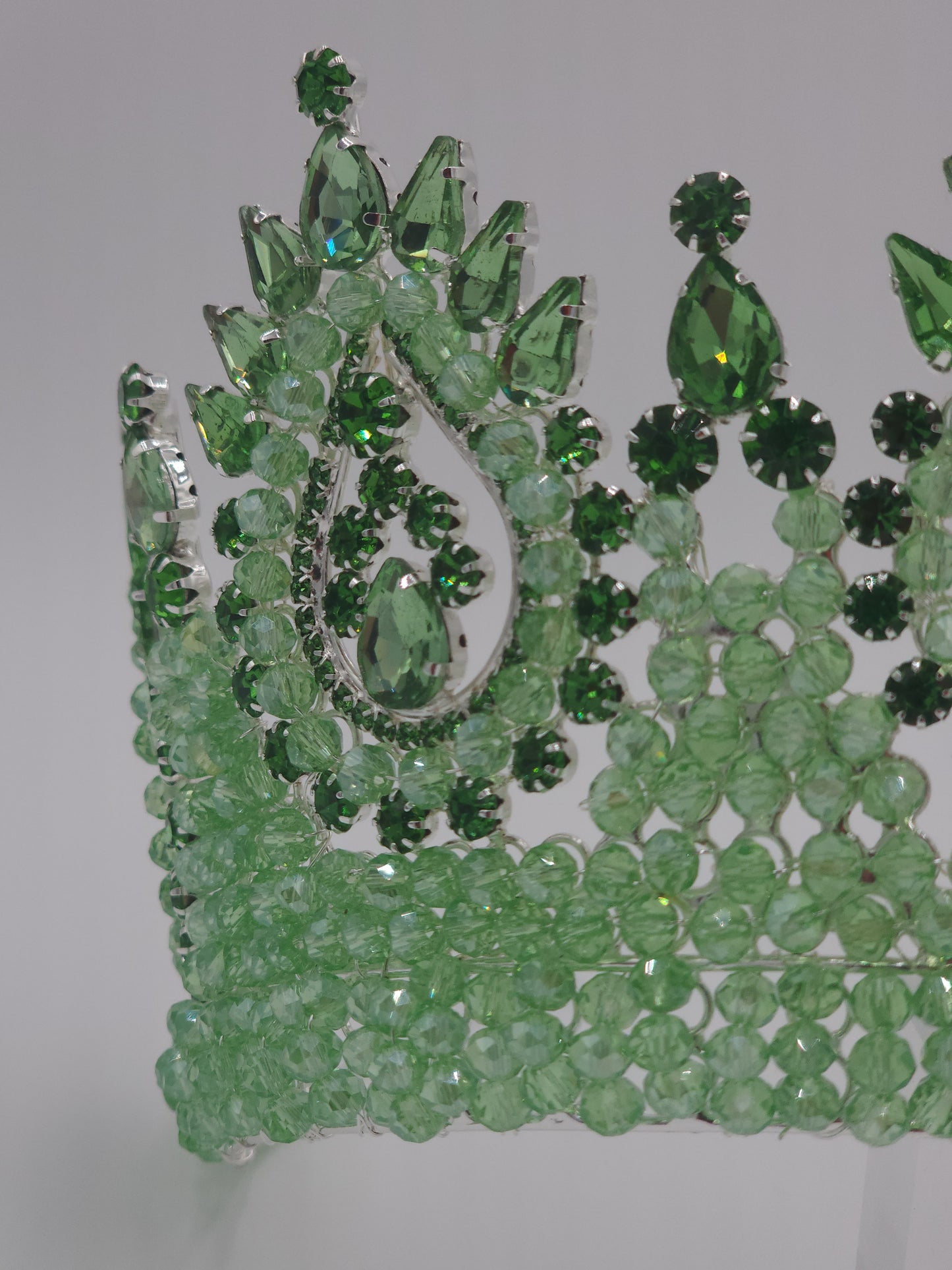 4” Crystal Quinceañera Crown | Elegant Mexican-Made Tiara