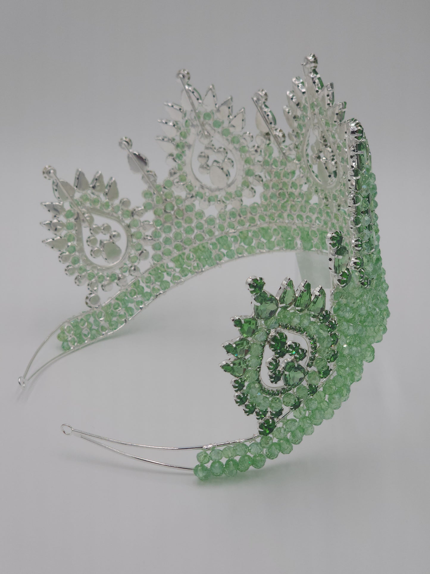4” Crystal Quinceañera Crown | Elegant Mexican-Made Tiara