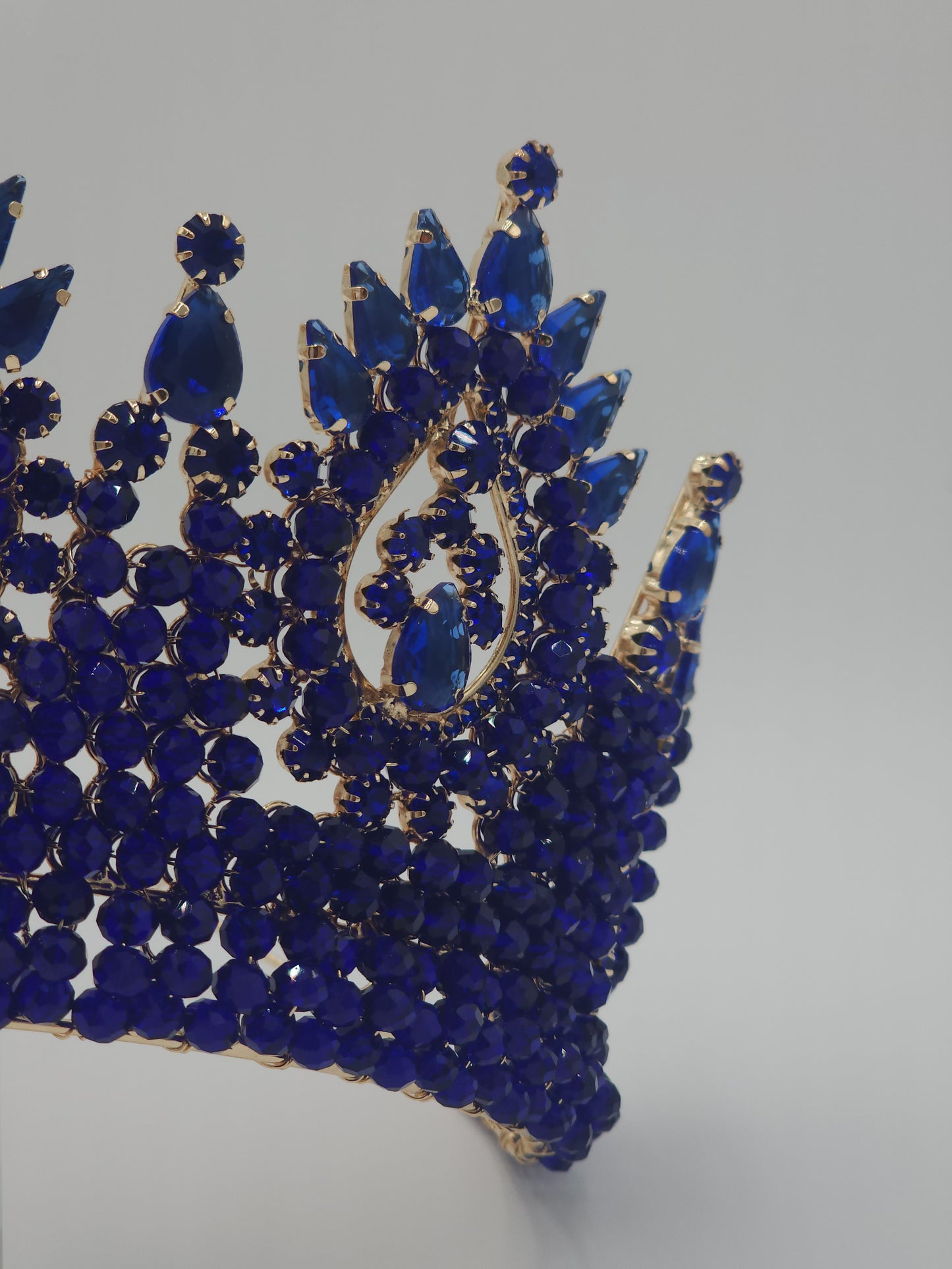 4” Crystal Quinceañera Crown | Elegant Mexican-Made Tiara