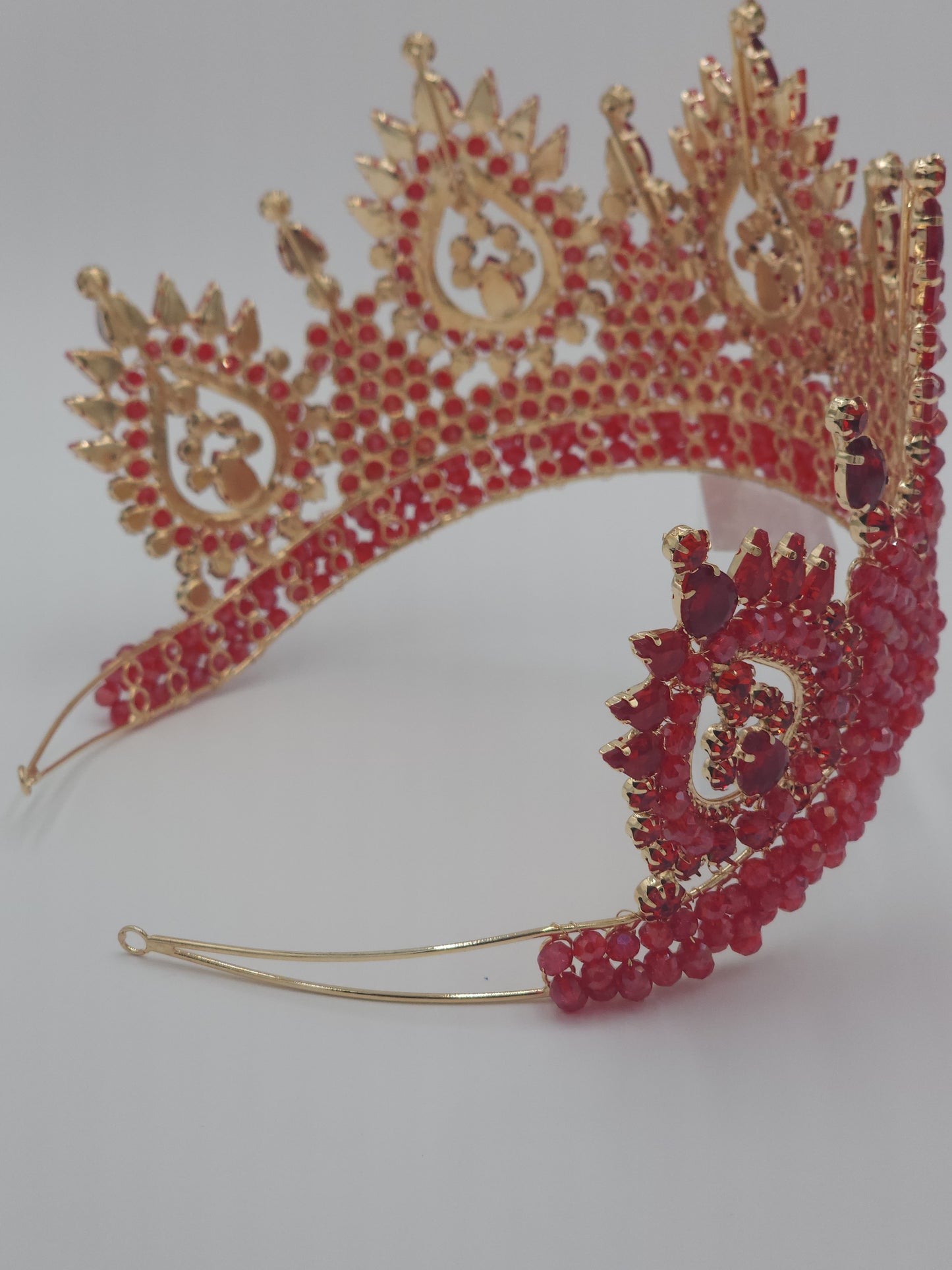 4” Crystal Quinceañera Crown | Elegant Mexican-Made Tiara