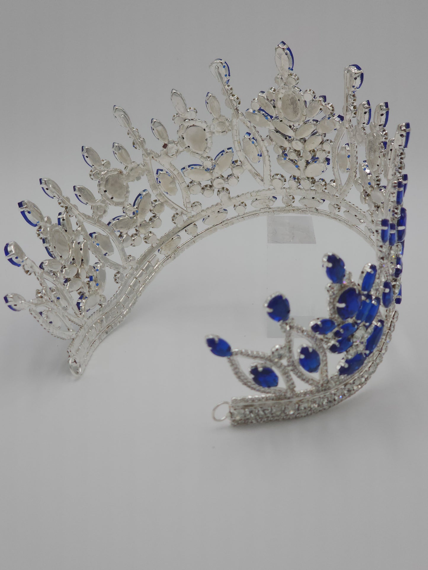 4” Quinceañera Crown with Rhinestones | Mexican Crafted Regal Tiara