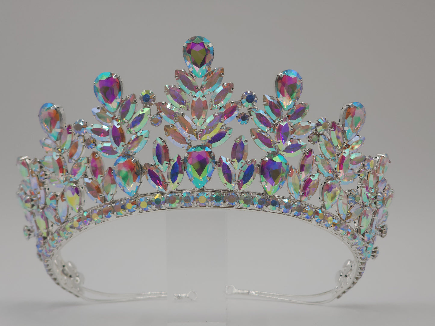3” Quinceañera Crown with Grand Stones | Mexican Regal Tiara