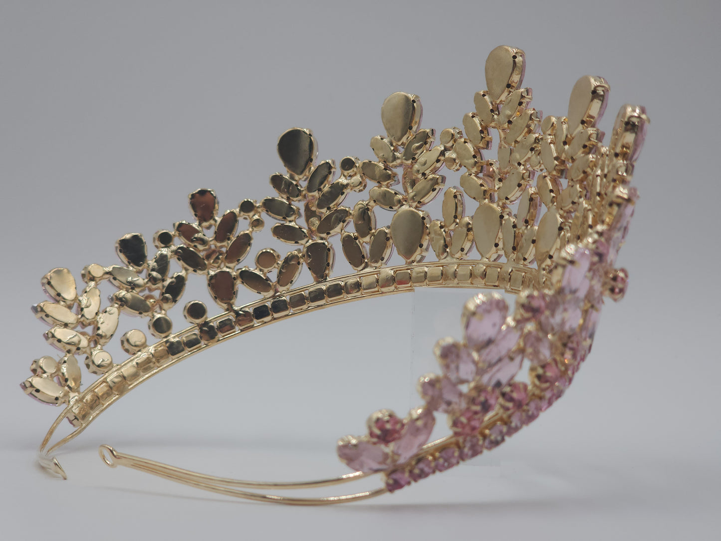 3” Quinceañera Crown with Grand Stones | Mexican Regal Tiara