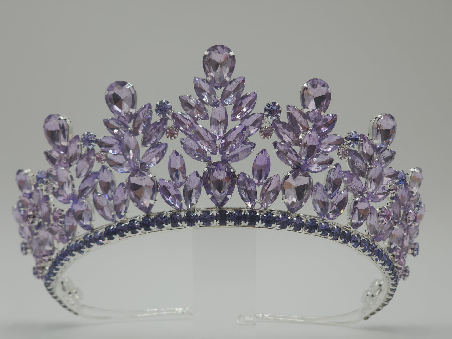 3” Quinceañera Crown with Grand Stones | Mexican Regal Tiara