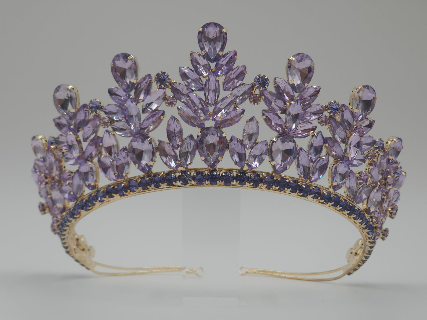 3” Quinceañera Crown with Grand Stones | Mexican Regal Tiara