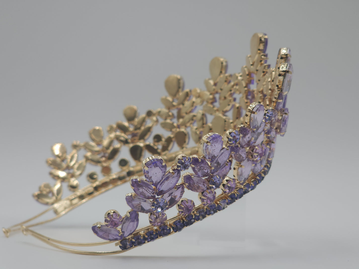 3” Quinceañera Crown with Grand Stones | Mexican Regal Tiara