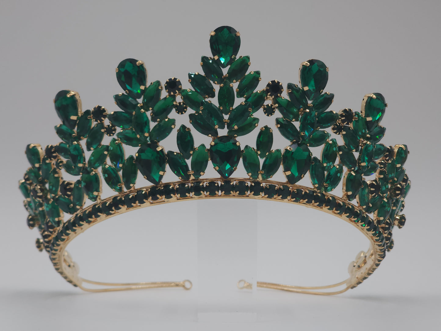 3” Quinceañera Crown with Grand Stones | Mexican Regal Tiara