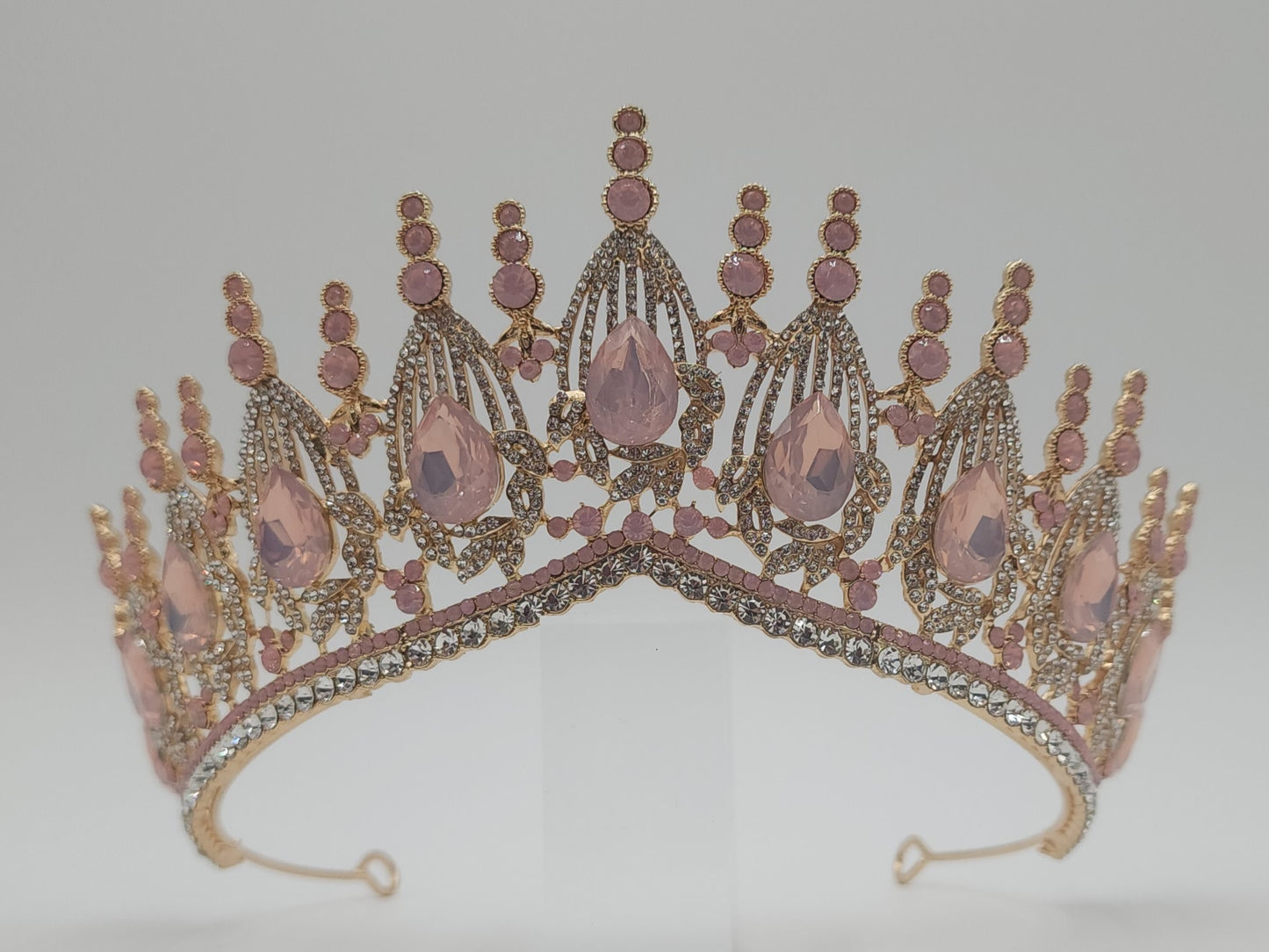 Quinceañera Crown with Colored Rhinestones | Luxury Tiara VD416