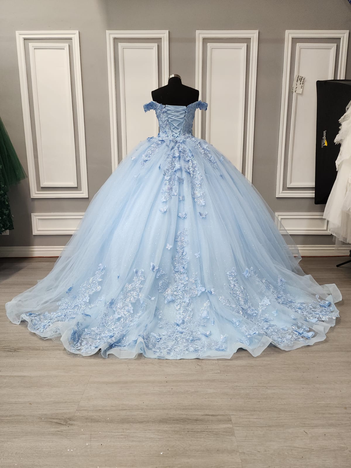 75709 Lilac Butterfly Quinceanera Dress