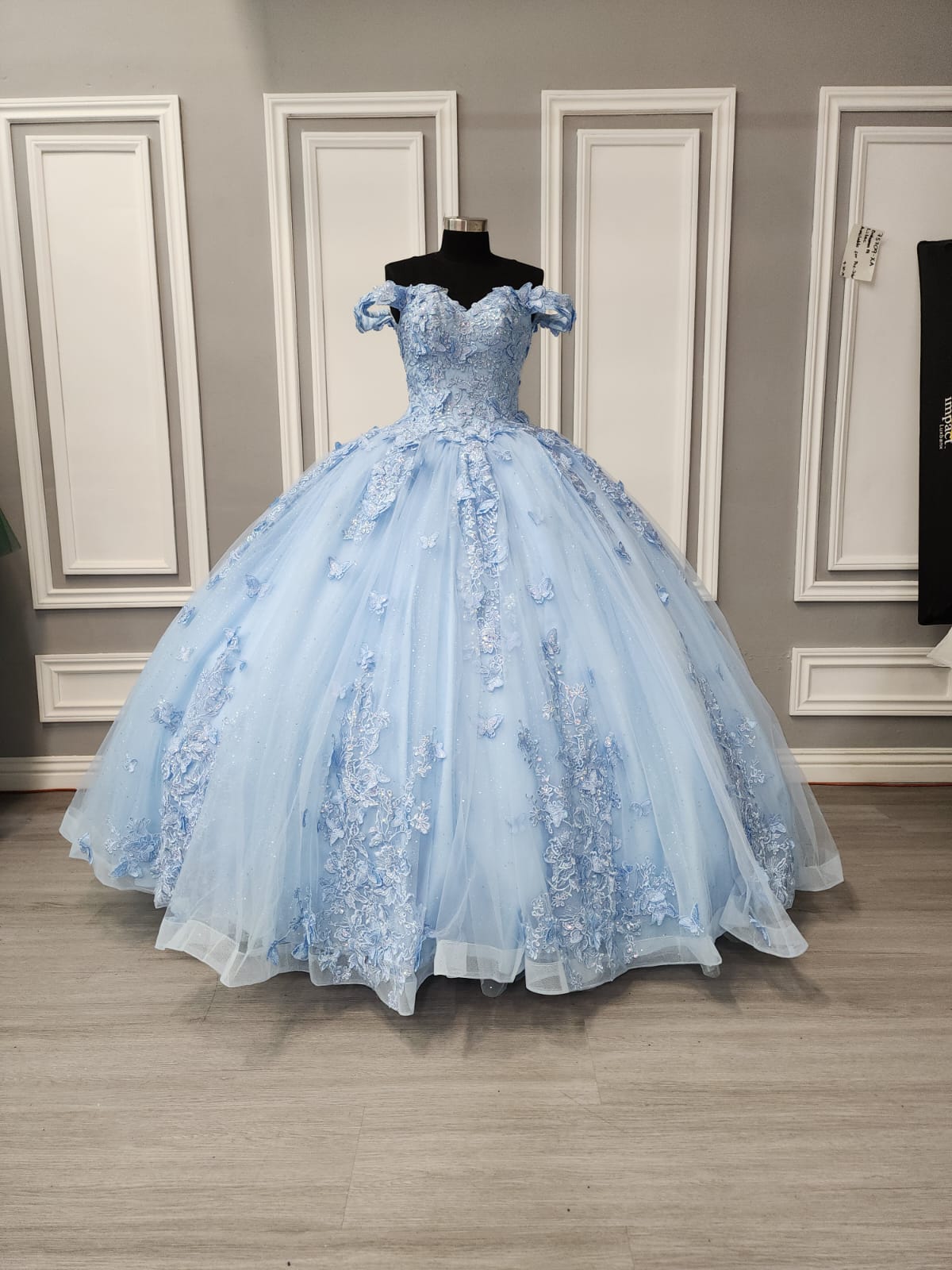 75709 Lilac Butterfly Quinceanera Dress